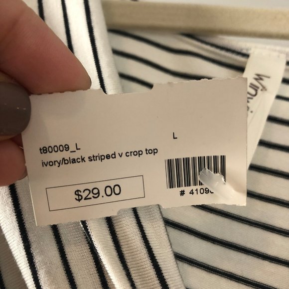 NWT! Adorable Striped Top - Picture 5 of 5